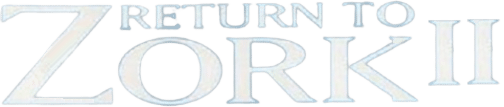 Zork II the Wizard of Frobozz logo for Commodore 64